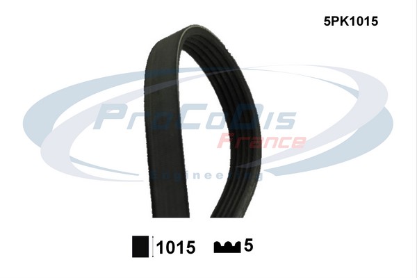 Curea transmisie cu caneluri 5PK1015 PROCODIS FRANCE