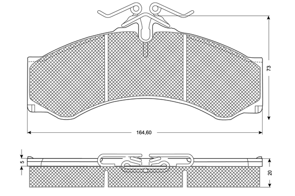 Set placute frana,frana disc PF1148 PROCODIS FRANCE