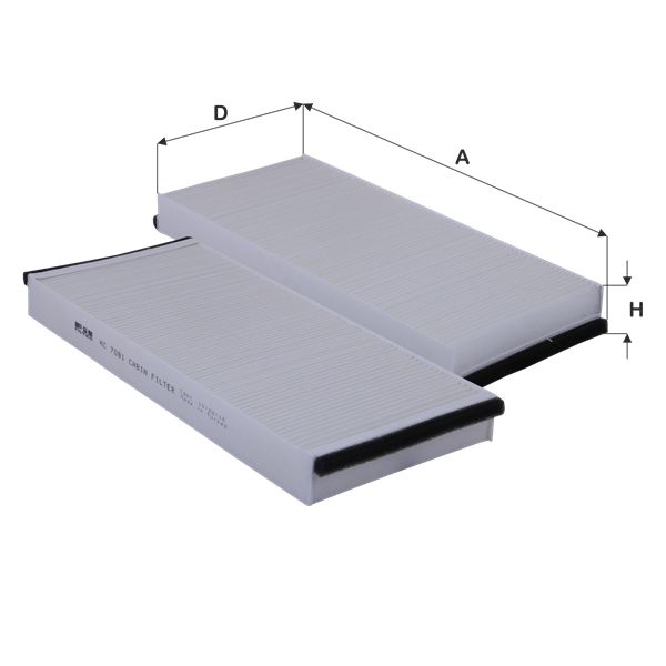 Filtru, aer habitaclu HC 7081 FIL FILTER