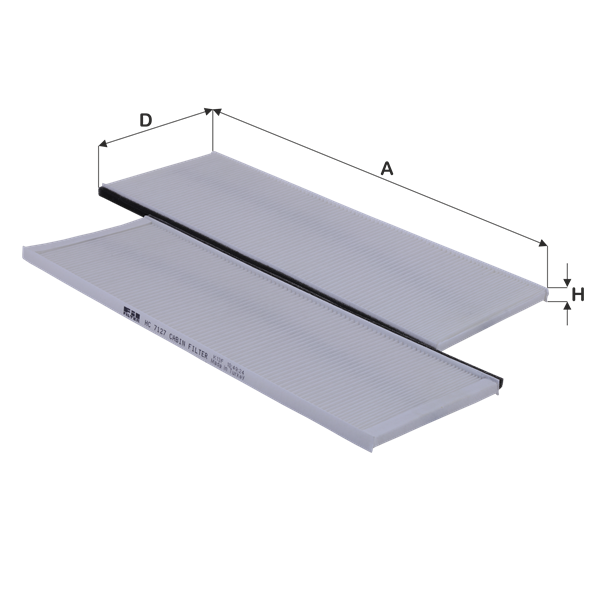 Filtru, aer habitaclu HC 7127 FIL FILTER
