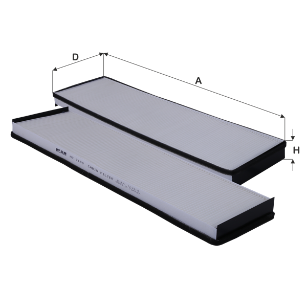 Filtru, aer habitaclu HC 7159 FIL FILTER