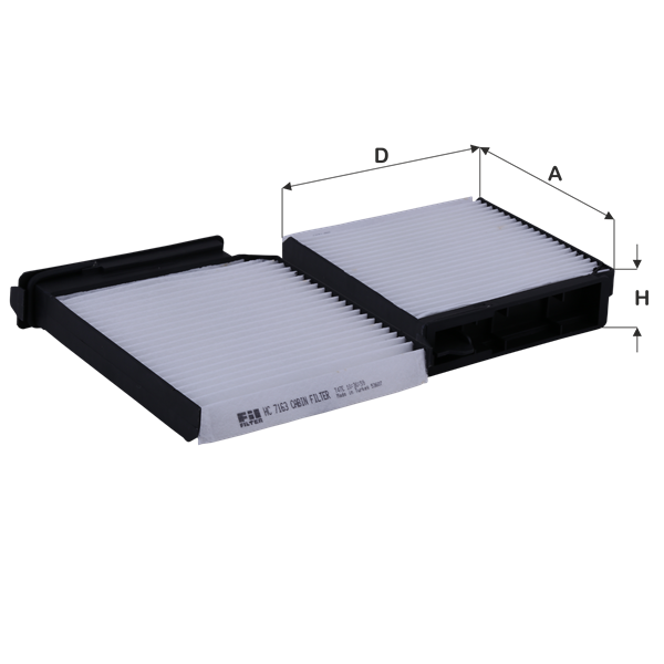 Filtru, aer habitaclu HC 7163 FIL FILTER