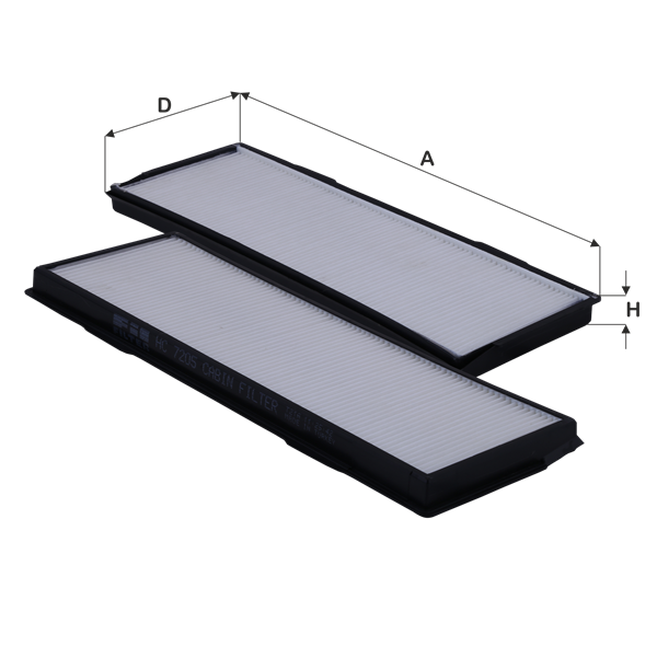 Filtru, aer habitaclu HC 7205 FIL FILTER
