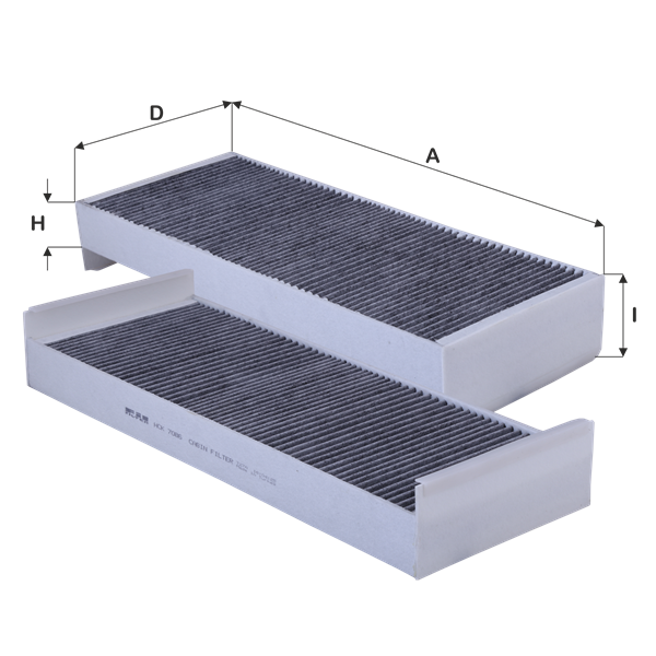 Filtru, aer habitaclu HCK 7086 FIL FILTER
