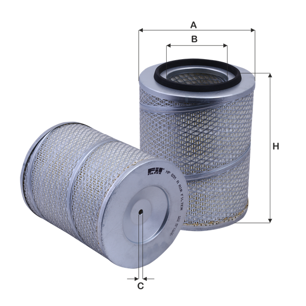 Filtru aer HP 691 A FIL FILTER