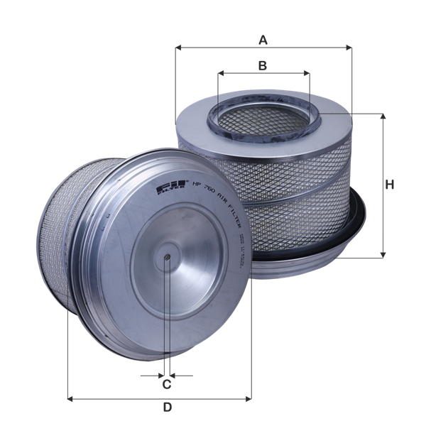 Filtru aer HP 760 FIL FILTER
