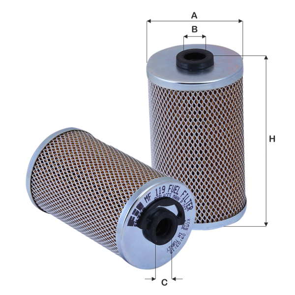 Filtru combustibil MF 119 FIL FILTER