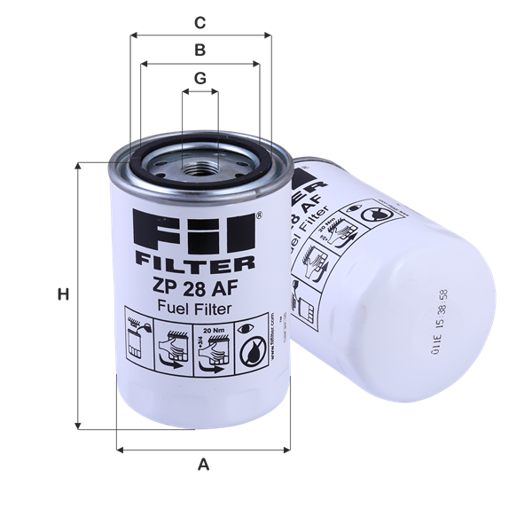 Filtru combustibil ZP 28 AF FIL FILTER