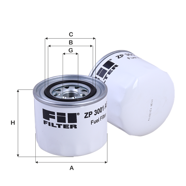 Filtru combustibil ZP 3001 AF FIL FILTER