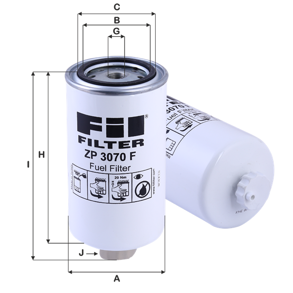 Filtru combustibil ZP 3070 F FIL FILTER