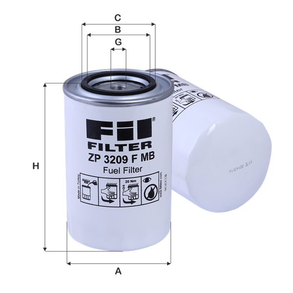 Filtru combustibil ZP 3209 FMB FIL FILTER