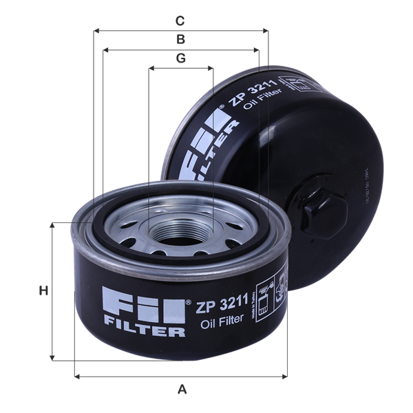 Filtru ulei ZP 3211 FIL FILTER