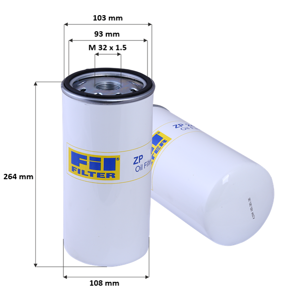 Filtru ulei ZP 3484 FIL FILTER