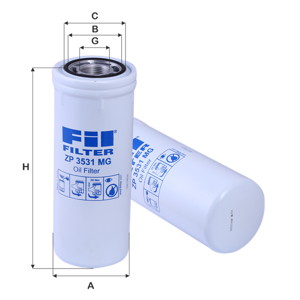 Filtru ulei ZP 3531 MG FIL FILTER