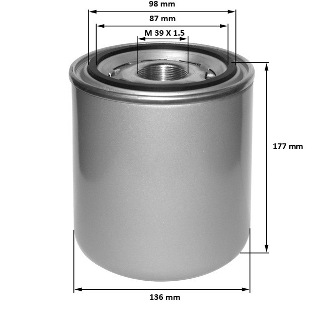 Element filtrant uscator aer, compresor ZP 3916 FIL FILTER