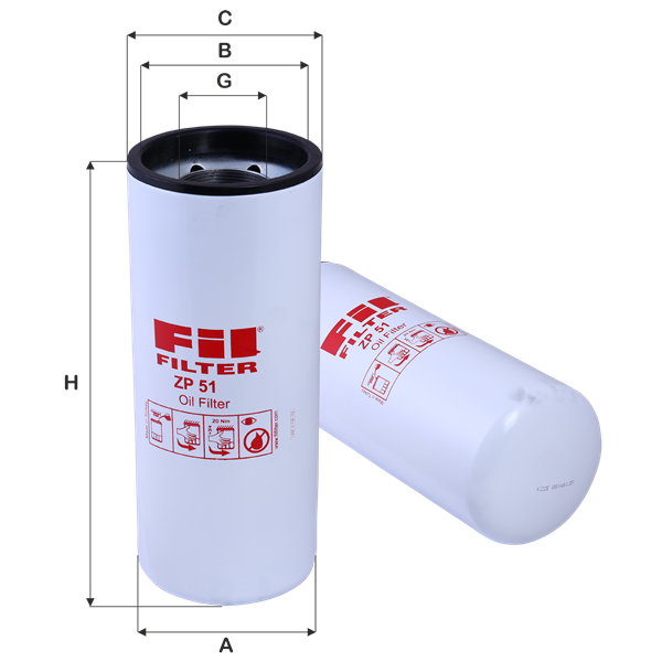 Filtru ulei ZP 51 FIL FILTER