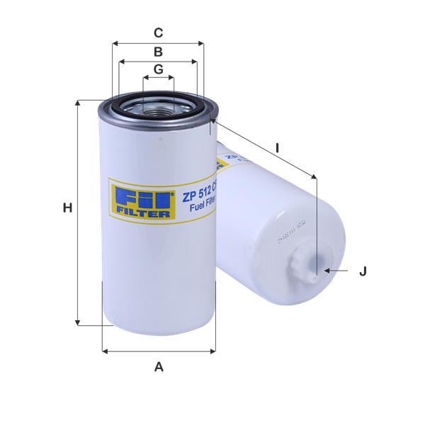 Filtru combustibil ZP 512 CF FIL FILTER