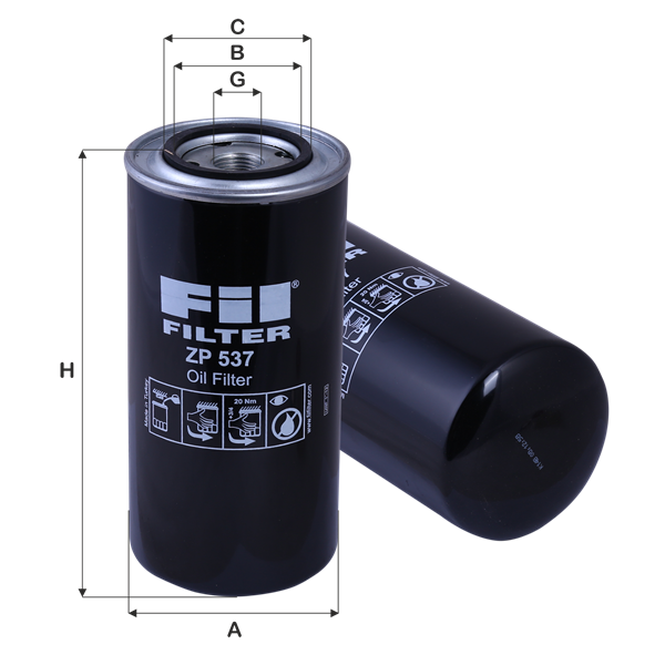 Filtru ulei ZP 537 FIL FILTER