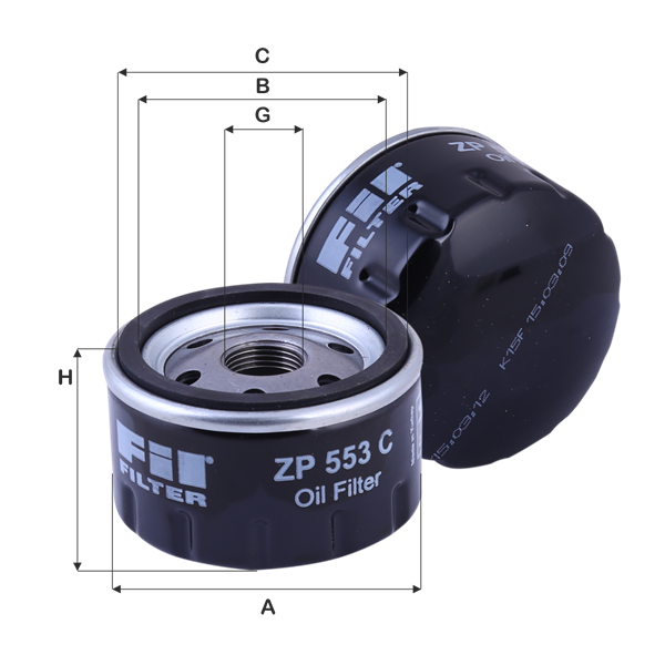 Filtru ulei ZP 553 C FIL FILTER