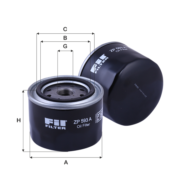 Filtru ulei ZP 593 A FIL FILTER