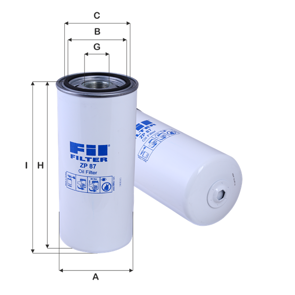 Filtru ulei ZP 87 FIL FILTER