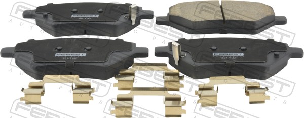 Set placute frana,frana disc 1501-T15F FEBEST
