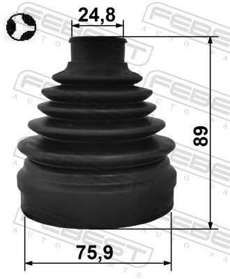 Ansamblu burduf, articulatie planetara 2215-D9T FEBEST