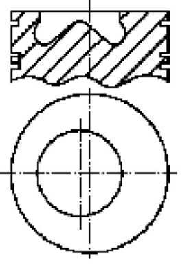 Piston P9341 METAL LEVE