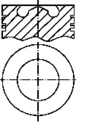 Piston P9720 METAL LEVE