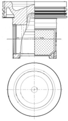 Piston P9834 METAL LEVE
