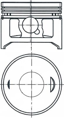 Piston P9867 METAL LEVE