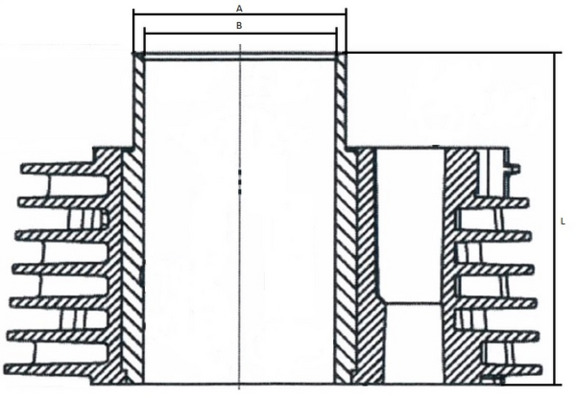Camasa cilindru C9838 METAL LEVE