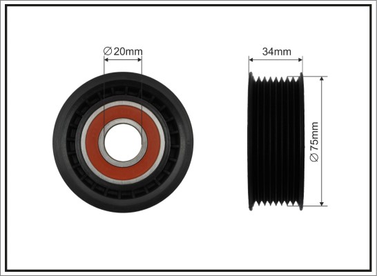 Rola intinzator,curea transmisie 500121 CAFFARO