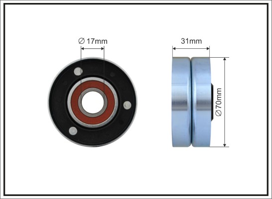 Rola intinzator,curea transmisie 500168 CAFFARO