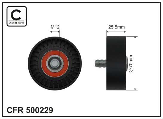 Rola intinzator,curea transmisie 500229 CAFFARO