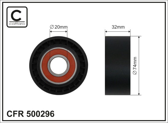 Rola intinzator,curea transmisie 500296 CAFFARO