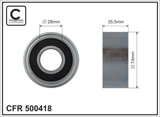 Rola intinzator,curea transmisie 500418 CAFFARO