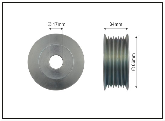 Fulie, alternator 500421 CAFFARO