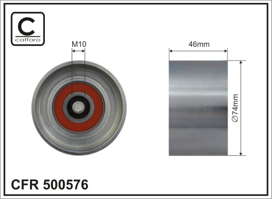 Rola intinzator,curea transmisie 500576 CAFFARO