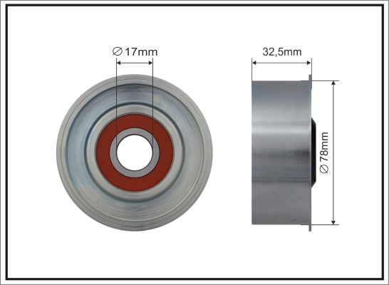 Rola intinzator,curea transmisie 500578 CAFFARO