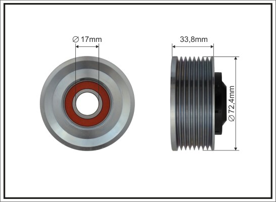 Rola intinzator,curea transmisie 500584 CAFFARO