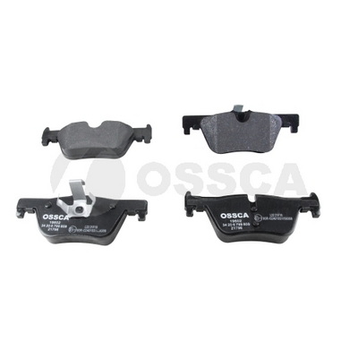 Set placute frana,frana disc 19602 OSSCA