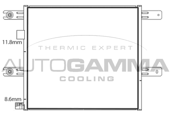Condensator, climatizare 107908 AUTOGAMMA