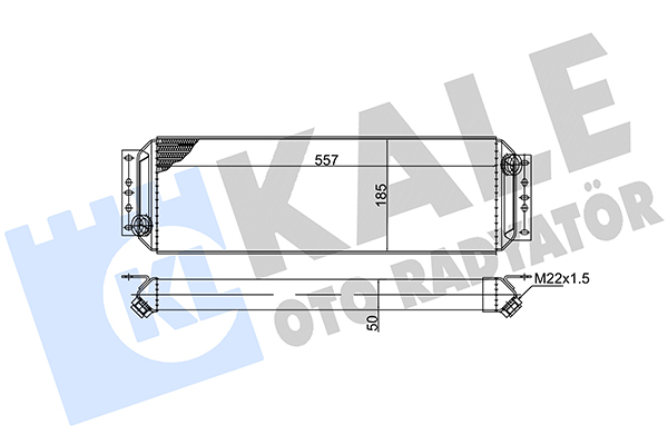 Radiator ulei, ulei motor 330900 KALE OTO RADYATÖR