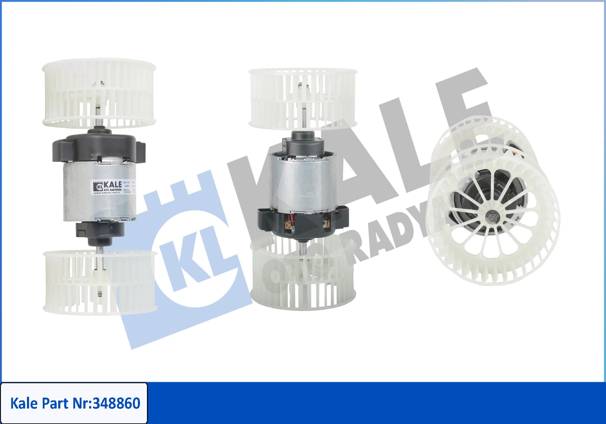 Ventilator, habitaclu 348860 KALE OTO RADYATÖR