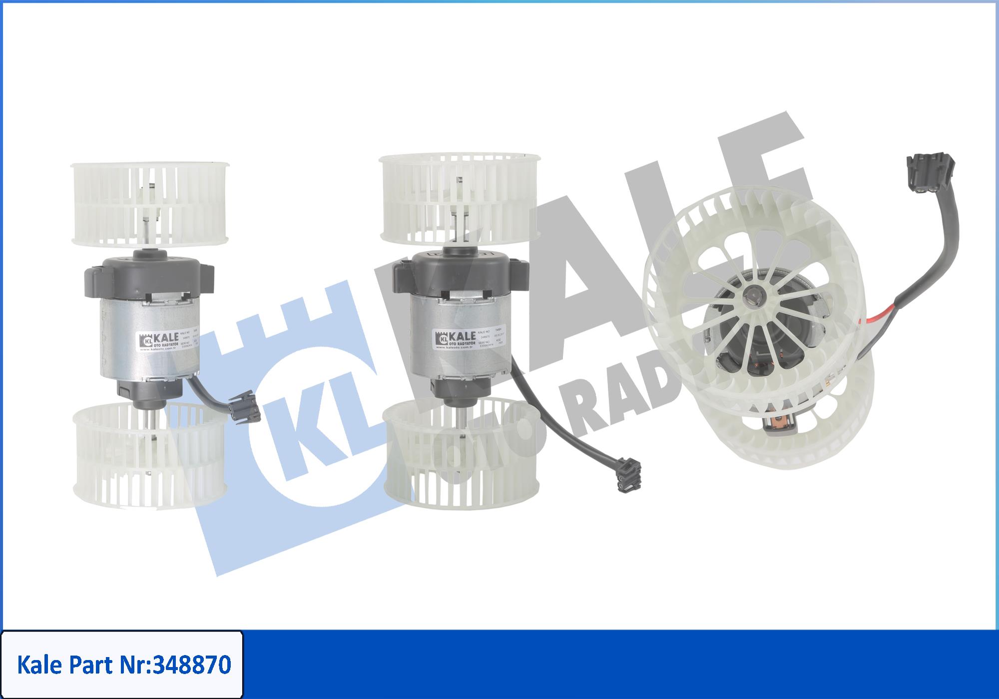 Ventilator, habitaclu 348870 KALE OTO RADYATÖR