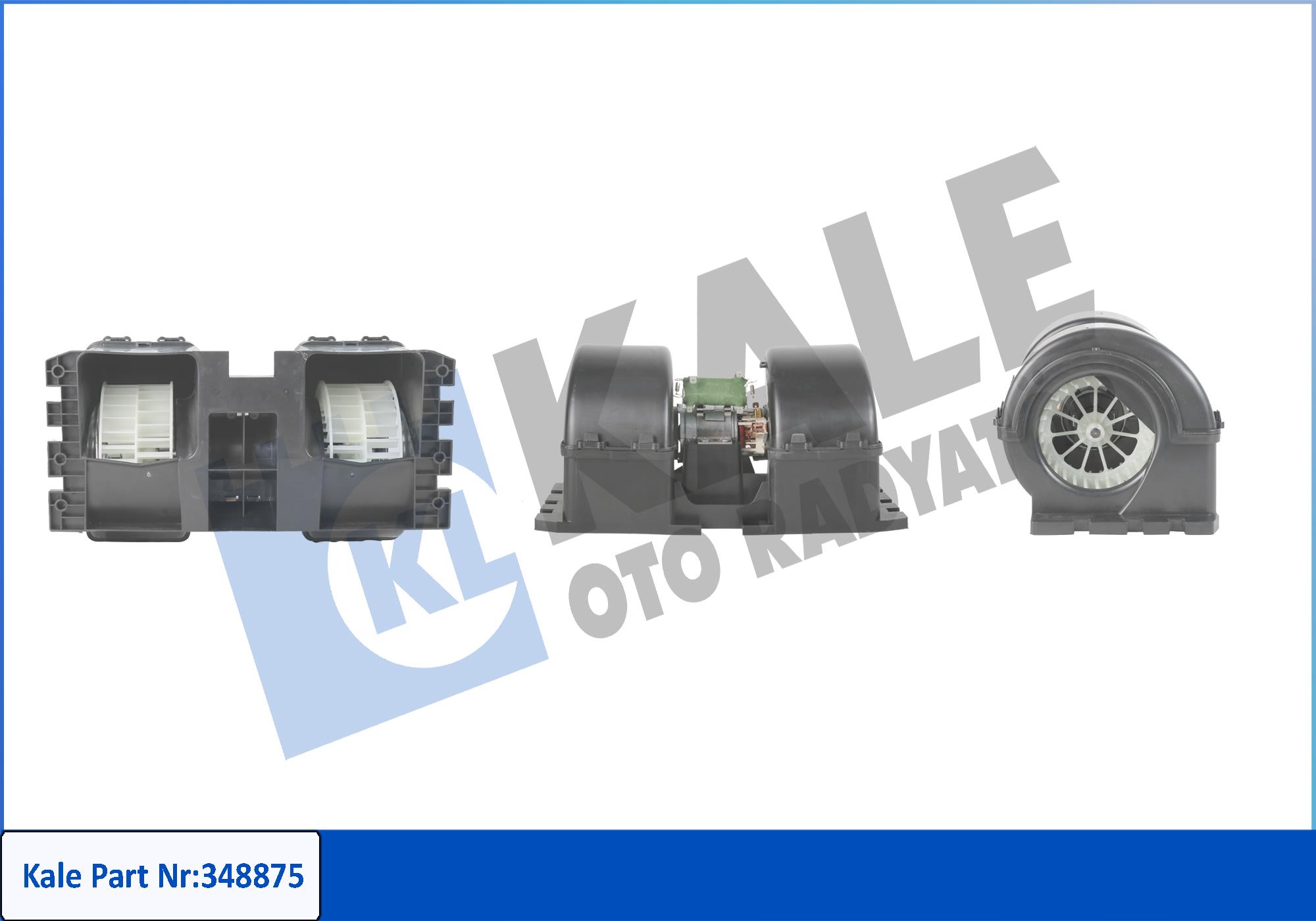 Ventilator, habitaclu 348875 KALE OTO RADYATÖR