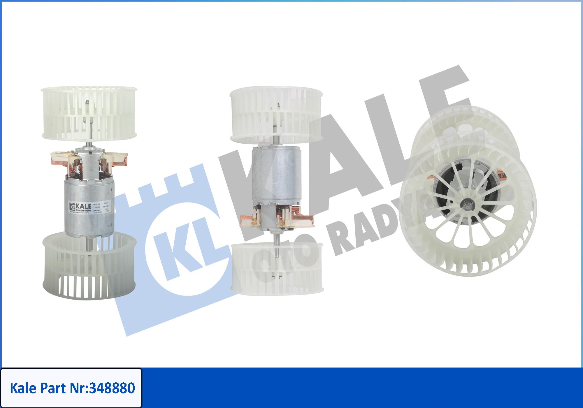 Ventilator, habitaclu 348880 KALE OTO RADYATÖR