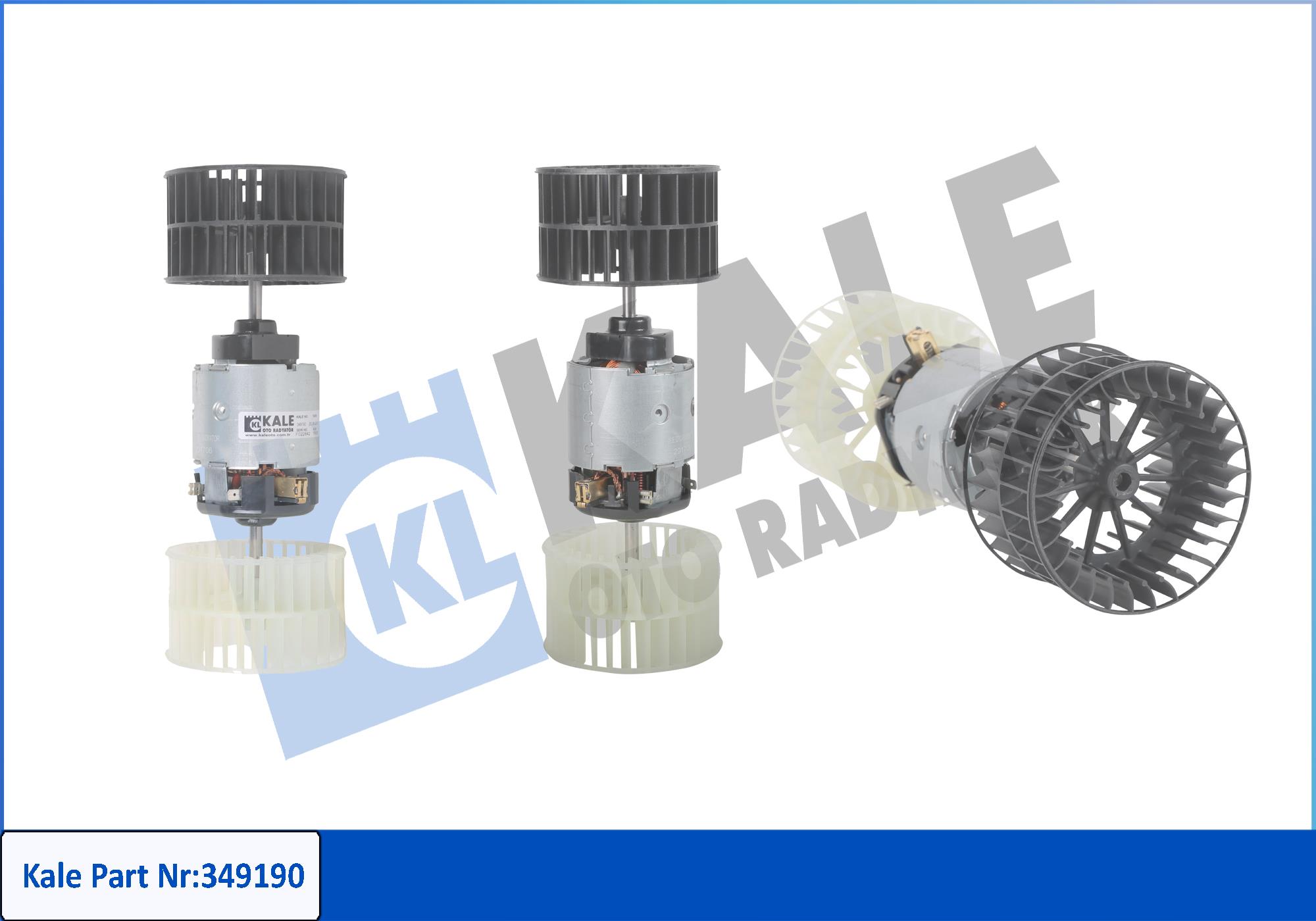 Ventilator, habitaclu 349190 KALE OTO RADYATÖR