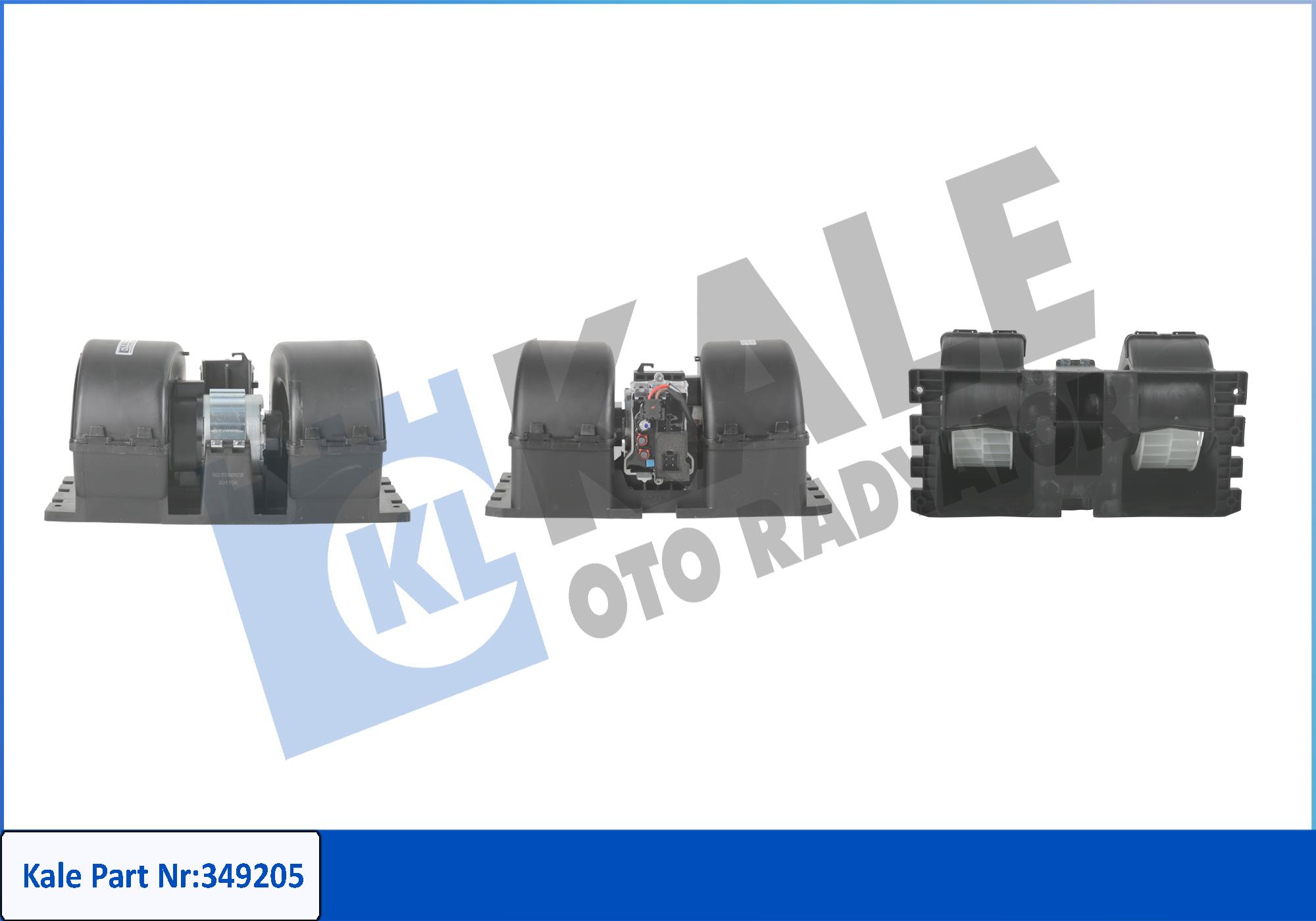 Ventilator, habitaclu 349205 KALE OTO RADYATÖR